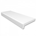 Vnitřní PVC parapet, šířka 20 cm (200 mm), bezúdržbový, bílý, PVC koncovky v ceně (cena za 1 cm délky)